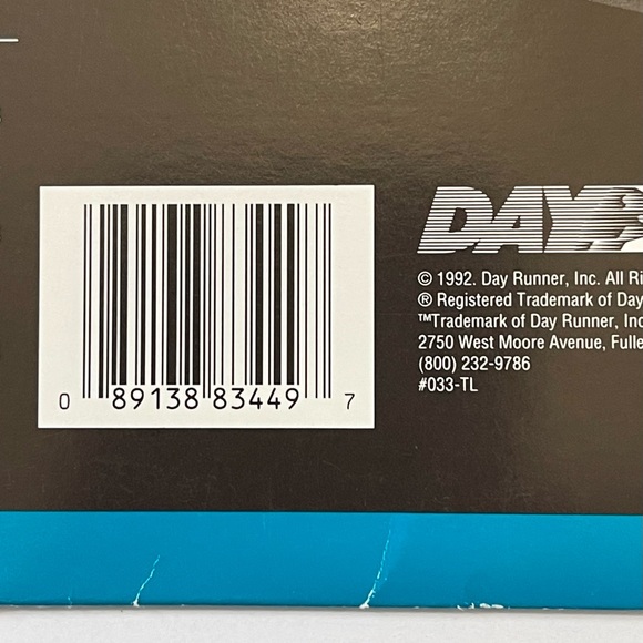 Day Runner Running Mate Edition 28 Unused Telephone / Address & 12 Lined Pages - Picture 10 of 10